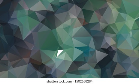 Light Green vector abstract mosaic background. Colorful illustration in Origami style with gradient. Template for a cell phone background