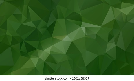 Light Green vector abstract mosaic background. Colorful illustration in Origami style with gradient. Template for a cell phone background