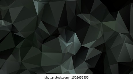 Light Green vector abstract mosaic background. Colorful illustration in Origami style with gradient. Template for a cell phone background