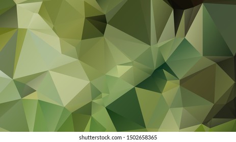 Light Green vector abstract mosaic background. Colorful illustration in Origami style with gradient. Template for a cell phone background