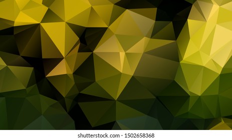 Light Green vector abstract mosaic background. Colorful illustration in Origami style with gradient. Template for a cell phone background