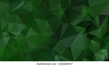 Light Green vector abstract mosaic background. Colorful illustration in Origami style with gradient. Template for a cell phone background