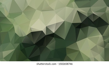 Light Green vector abstract mosaic background. Colorful illustration in Origami style with gradient. Template for a cell phone background