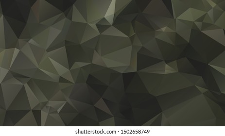 Light Green vector abstract mosaic background. Colorful illustration in Origami style with gradient. Template for a cell phone background