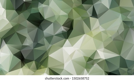 Light Green vector abstract mosaic background. Colorful illustration in Origami style with gradient. Template for a cell phone background