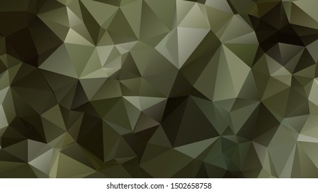 Light Green vector abstract mosaic background. Colorful illustration in Origami style with gradient. Template for a cell phone background