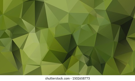 Light Green vector abstract mosaic background. Colorful illustration in Origami style with gradient. Template for a cell phone background