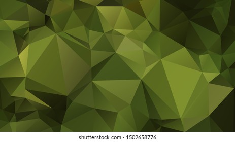 Light Green vector abstract mosaic background. Colorful illustration in Origami style with gradient. Template for a cell phone background