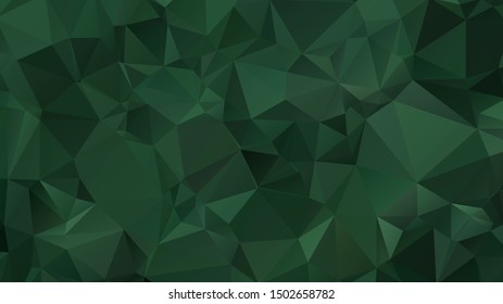 Light Green vector abstract mosaic background. Colorful illustration in Origami style with gradient. Template for a cell phone background