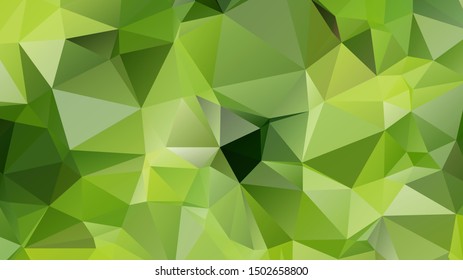 Light Green vector abstract mosaic background. Colorful illustration in Origami style with gradient. Template for a cell phone background