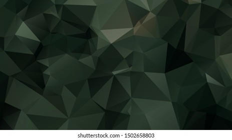 Light Green vector abstract mosaic background. Colorful illustration in Origami style with gradient. Template for a cell phone background