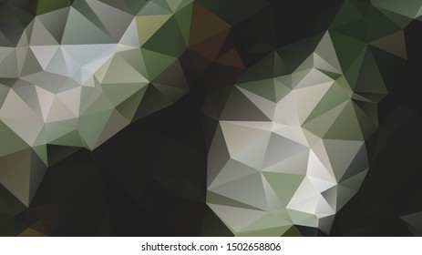 Light Green vector abstract mosaic background. Colorful illustration in Origami style with gradient. Template for a cell phone background