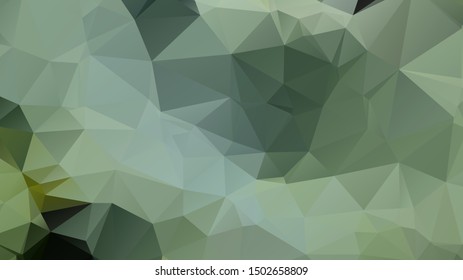Light Green vector abstract mosaic background. Colorful illustration in Origami style with gradient. Template for a cell phone background
