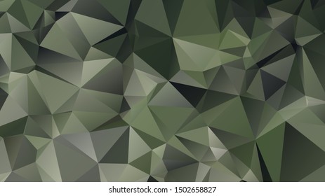 Light Green vector abstract mosaic background. Colorful illustration in Origami style with gradient. Template for a cell phone background