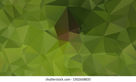 Light Green vector abstract mosaic background. Colorful illustration in Origami style with gradient. Template for a cell phone background
