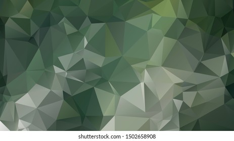 Light Green vector abstract mosaic background. Colorful illustration in Origami style with gradient. Template for a cell phone background
