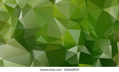 Light Green vector abstract mosaic background. Colorful illustration in Origami style with gradient. Template for a cell phone background