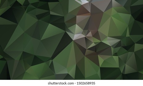Light Green vector abstract mosaic background. Colorful illustration in Origami style with gradient. Template for a cell phone background