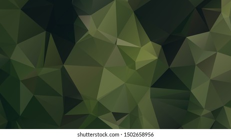 Light Green vector abstract mosaic background. Colorful illustration in Origami style with gradient. Template for a cell phone background