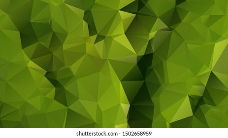 Light Green vector abstract mosaic background. Colorful illustration in Origami style with gradient. Template for a cell phone background
