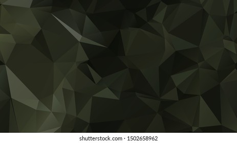 Light Green vector abstract mosaic background. Colorful illustration in Origami style with gradient. Template for a cell phone background