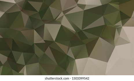 Light Green vector abstract mosaic background. Colorful illustration in Origami style with gradient. Template for a cell phone background