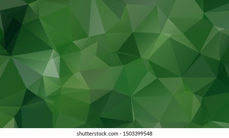 Light Green vector abstract mosaic background. Colorful illustration in Origami style with gradient. Template for a cell phone background