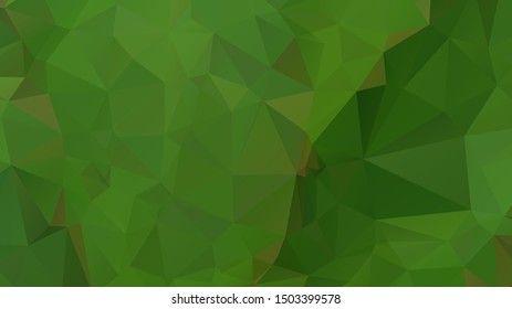 Light Green vector abstract mosaic background. Colorful illustration in Origami style with gradient. Template for a cell phone background
