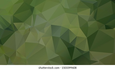 Light Green vector abstract mosaic background. Colorful illustration in Origami style with gradient. Template for a cell phone background