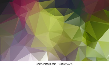 Light Green vector abstract mosaic background. Colorful illustration in Origami style with gradient. Template for a cell phone background