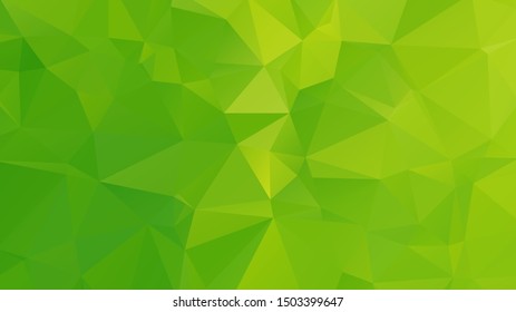 Light Green vector abstract mosaic background. Colorful illustration in Origami style with gradient. Template for a cell phone background