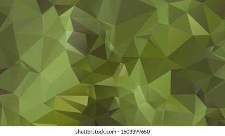 Light Green vector abstract mosaic background. Colorful illustration in Origami style with gradient. Template for a cell phone background