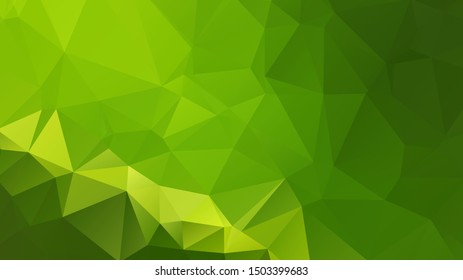 Light Green vector abstract mosaic background. Colorful illustration in Origami style with gradient. Template for a cell phone background