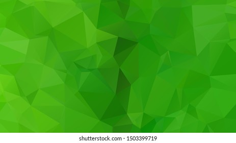 Light Green vector abstract mosaic background. Colorful illustration in Origami style with gradient. Template for a cell phone background