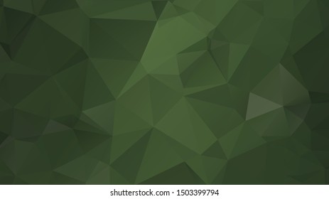 Light Green vector abstract mosaic background. Colorful illustration in Origami style with gradient. Template for a cell phone background
