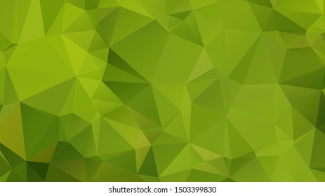 Light Green vector abstract mosaic background. Colorful illustration in Origami style with gradient. Template for a cell phone background