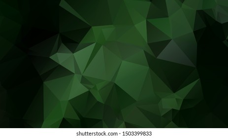 Light Green vector abstract mosaic background. Colorful illustration in Origami style with gradient. Template for a cell phone background