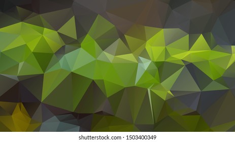 Light Green vector abstract mosaic background. Colorful illustration in Origami style with gradient. Template for a cell phone background