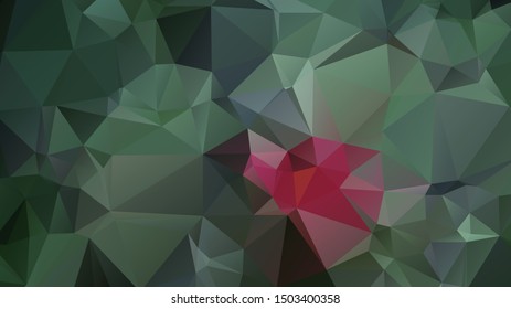 Light Green vector abstract mosaic background. Colorful illustration in Origami style with gradient. Template for a cell phone background