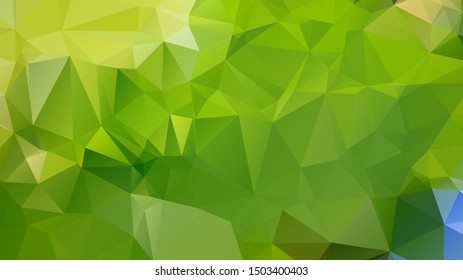 Light Green vector abstract mosaic background. Colorful illustration in Origami style with gradient. Template for a cell phone background