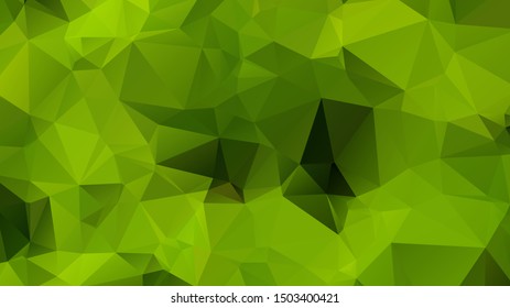 Light Green vector abstract mosaic background. Colorful illustration in Origami style with gradient. Template for a cell phone background