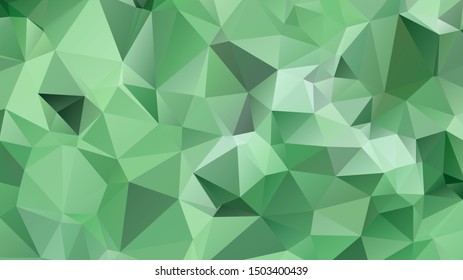 Light Green vector abstract mosaic background. Colorful illustration in Origami style with gradient. Template for a cell phone background