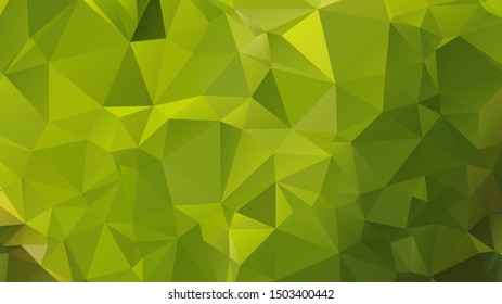 Light Green vector abstract mosaic background. Colorful illustration in Origami style with gradient. Template for a cell phone background