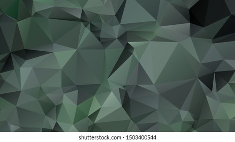 Light Green vector abstract mosaic background. Colorful illustration in Origami style with gradient. Template for a cell phone background