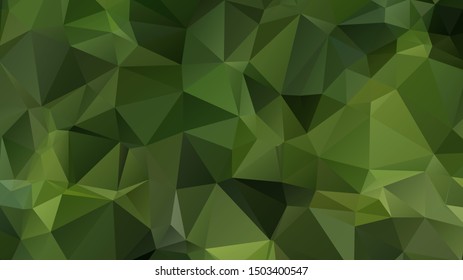 Light Green vector abstract mosaic background. Colorful illustration in Origami style with gradient. Template for a cell phone background
