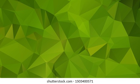 Light Green vector abstract mosaic background. Colorful illustration in Origami style with gradient. Template for a cell phone background