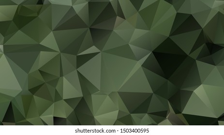 Light Green vector abstract mosaic background. Colorful illustration in Origami style with gradient. Template for a cell phone background