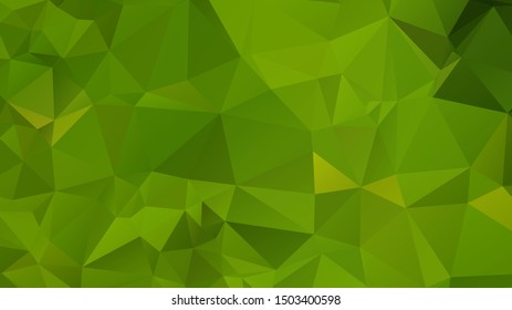 Light Green vector abstract mosaic background. Colorful illustration in Origami style with gradient. Template for a cell phone background