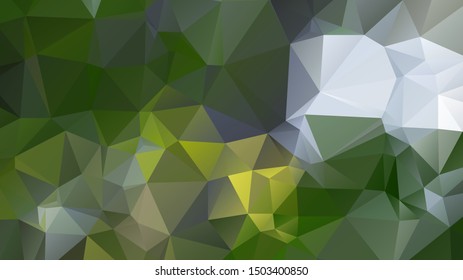 Light Green vector abstract mosaic background. Colorful illustration in Origami style with gradient. Template for a cell phone background