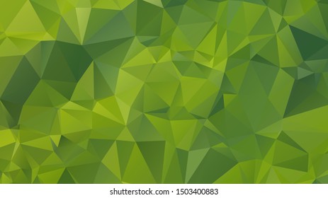 Light Green vector abstract mosaic background. Colorful illustration in Origami style with gradient. Template for a cell phone background